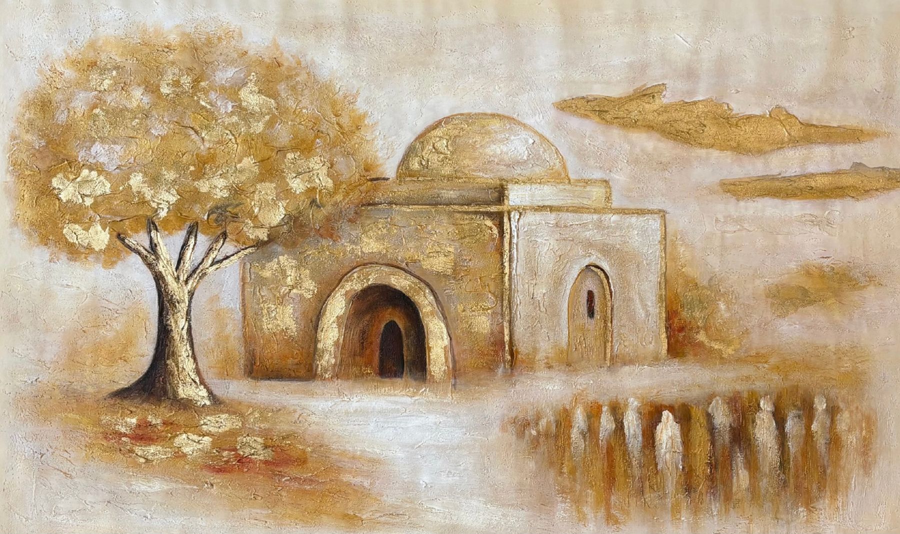 Kever Rachel, hand-painted oil painting of Rachel's Tomb